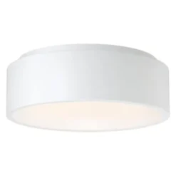Access Lighting Radiant Dual Voltage Led Flush Mount White Finish