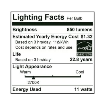 Viribright Lighting Br30 11 Watt Dimmable E26 Medium Base Led Bulb 2700k Package Of 5 5 Viribright Lighting Br30 11 Watt Dimmable E26 Medium Base Led Bulb 2700k Package Of 5 - Image 5
