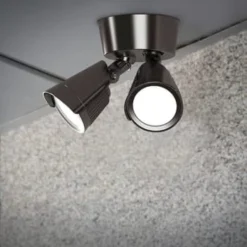 Eran 22w Int Led Bronze Outdoor Dust To Dawn Twin Head 5cct Flood 2250 Lumens -Sylvania || Coast || GENERIC Shop 232443 DetailedProductView2 Lg