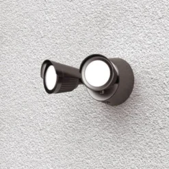 Eran 22w Int Led Bronze Outdoor Dust To Dawn Twin Head 5cct Flood 2250 Lumens -Sylvania || Coast || GENERIC Shop 232443 DetailedProductView6 Lg