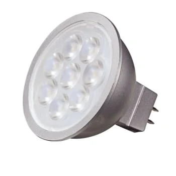 Satco 6.5w Mr16 Led Gu5.3 Base 2700k 40° Beam Angle 12v Ac/dc Package Of 12 1 Satco 6.5w Mr16 Led Gu5.3 Base 2700k 40° Beam Angle 12v Ac/dc Package Of 12