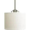 Progress Lighting Inspire 7 In. 1-Light Mini Pendant Fixture (Brushed Nickel)