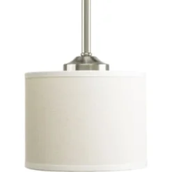 Progress Lighting Inspire 7 In. 1-Light Mini Pendant Fixture (Brushed Nickel)