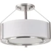 Progress Lighting® Ratio Incandescent Semi-Flush Mount Light
