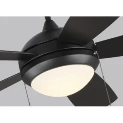 Monte Carlo Discus Classic 52" Int Led Indoor Black Ceiling Fan 3000k Light Kit -Sylvania || Coast || GENERIC Shop 248785 DetailedProductView2 Lg