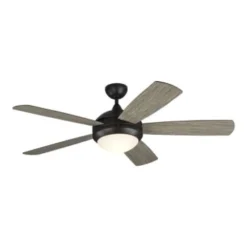 Monte Carlo Discus Smart 52" Int Led Indoor Pewter Ceiling Fan Light Kit Remote