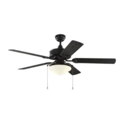 Monte Carlo Haven 52 " Indoor/outdoor Matte Black Led Ceiling Fan Light Kit