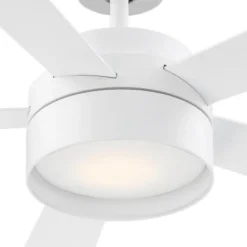 Eglo Whitehaven 52" Led Matte White 5 Blade Ceiling Fan With Remote 6 Eglo Whitehaven 52" Led Matte White 5 Blade Ceiling Fan With Remote -Sylvania || Coast || GENERIC Shop 248939 DetailedProductView2 Lg