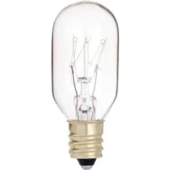 Satco 25-Watt T8 Candelabra Base Incandescent Exit Light Bulb Package Of 10