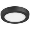 Satco® Blink Led 5" Cct Selectable 120v 9w Round Flush Mount Black Fixture
