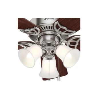 Hunter® Builder 42 In. 5-Blade Led Ceiling Fan W/ Light (Brushed Nickel) 8 Hunter® Builder 42 In. 5-Blade Led Ceiling Fan W/ Light (Brushed Nickel) - Image 8