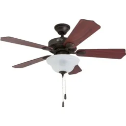 Seasons® Tarisa™ 44 In. 5-Blade Led Ceiling Fan W/ Light (Bronze)