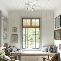 Seasons® Cabrillo™ 42 In. 4-Blade Led Ceiling Fan W/ Light (White) -Sylvania || Coast || GENERIC Shop 269708 v LifestyleImage BUS Lg