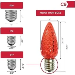 Viribright C9 Led Replacement Christmas Light Bulb Multi Color Package Of 1000 -Sylvania || Coast || GENERIC Shop 274319 DetailedProductView1 Lg