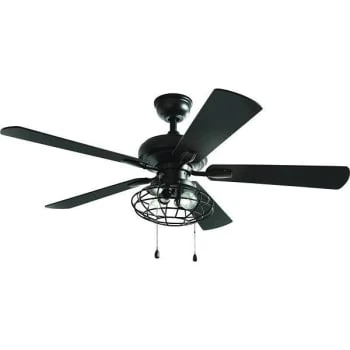 Home Decorators Collection Ellard 52 " Led Indr Matte Blk Ceiling Fan W/ Lt 6 Home Decorators Collection Ellard 52 " Led Indr Matte Blk Ceiling Fan W/ Lt - Image 6