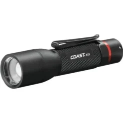Coast® Hx5 Pure Beam Focusing Flashlight, 130 Lumens, 3.75 Hour Run-Time