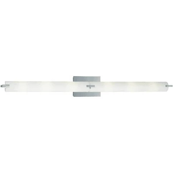 George Kovacs Tube 6-Light Chrome Bath Light With Etched Opal Glass 1 George Kovacs Tube 6-Light Chrome Bath Light With Etched Opal Glass