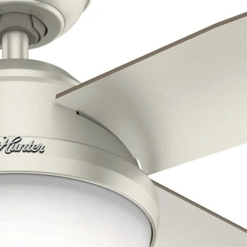Hunter Dempsey 52 Led Indr/outdr Matte Nickel Ceiling Fan W/ Lt And Remote 3 Hunter Dempsey 52 Led Indr/outdr Matte Nickel Ceiling Fan W/ Lt And Remote - Image 3