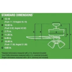 Hunter Dempsey 52 Led Indr/outdr Matte Nickel Ceiling Fan W/ Lt And Remote 9 Hunter Dempsey 52 Led Indr/outdr Matte Nickel Ceiling Fan W/ Lt And Remote -Sylvania || Coast || GENERIC Shop 312785 DetailedProductView4 Lg