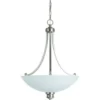 18 In. 3-Light Pendant Fixture (Brushed Nickel)