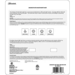 Madison Shade Led Night Light -Sylvania || Coast || GENERIC Shop 330176 DetailedProductView1 Lg