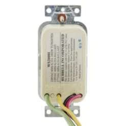 Hubbell® 277 Volt Wall Mount Passive Infrared Occupancy Sensor (Ivory) -Sylvania || Coast || GENERIC Shop 374605 BackView Lg