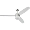 Seasons® 52 In. 3-Blade Led Ceiling Fan W/ Light (Brushed Polished Nickel)