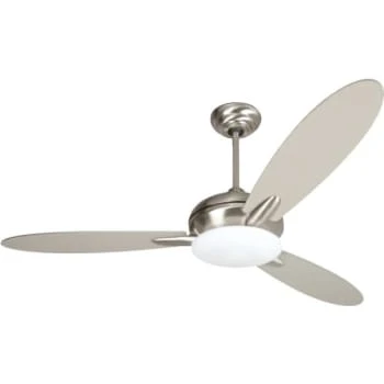 Seasons® 52 In. 3-Blade Led Ceiling Fan W/ Light (Brown) 1 Seasons® 52 In. 3-Blade Led Ceiling Fan W/ Light (Brown)