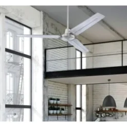 Westinghouse Industrial 56 In Indoor Ceiling Fan W/ Wall Mount Control (Brushed Nickel) -Sylvania || Coast || GENERIC Shop 504955 w DetailedProductView20 Lg