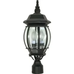 Nuvo Lighting® Central Park 60w Lighting Post Cap (Black)