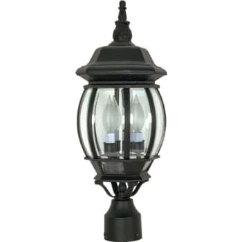 Nuvo Lighting® Central Park 60w Lighting Post Cap (Black) 1 Nuvo Lighting® Central Park 60w Lighting Post Cap (Black)