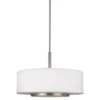 Sea Gull Lighting® Nance Three Light Pendant Brushed Nickel