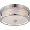 Satco® Fusion 3-Light Incandescent Flush Mount Light