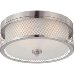 Satco® Fusion 3-Light Incandescent Flush Mount Light