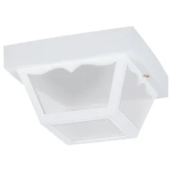 Sea Gull Lighting® Signature 8.25 In. 1-Light Outdoor Ceiling Light (White)