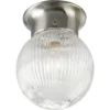 Progress Lighting® 1-Light Incandescent Flush Mount Light (Nickel)